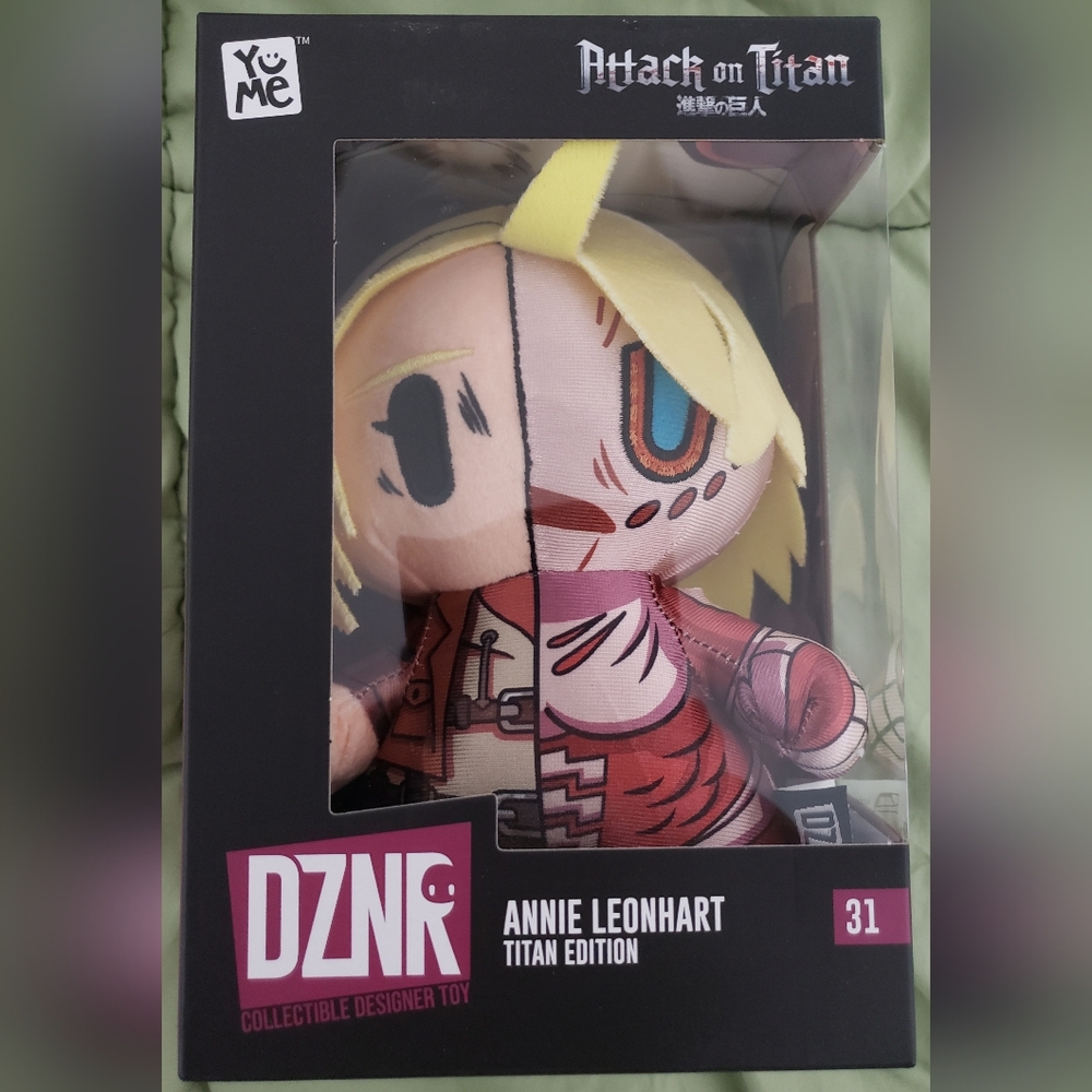 DZNR Attack On Titan #31 Annie Leonhart Titan Edition 7" Collectible Plush Toy